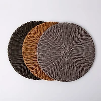 KSP Gather & Dine Graceful Woven Polyrattan Placemat
