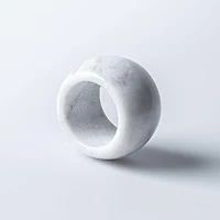 KSP Gather & Dine Marble Napkin Ring (White)