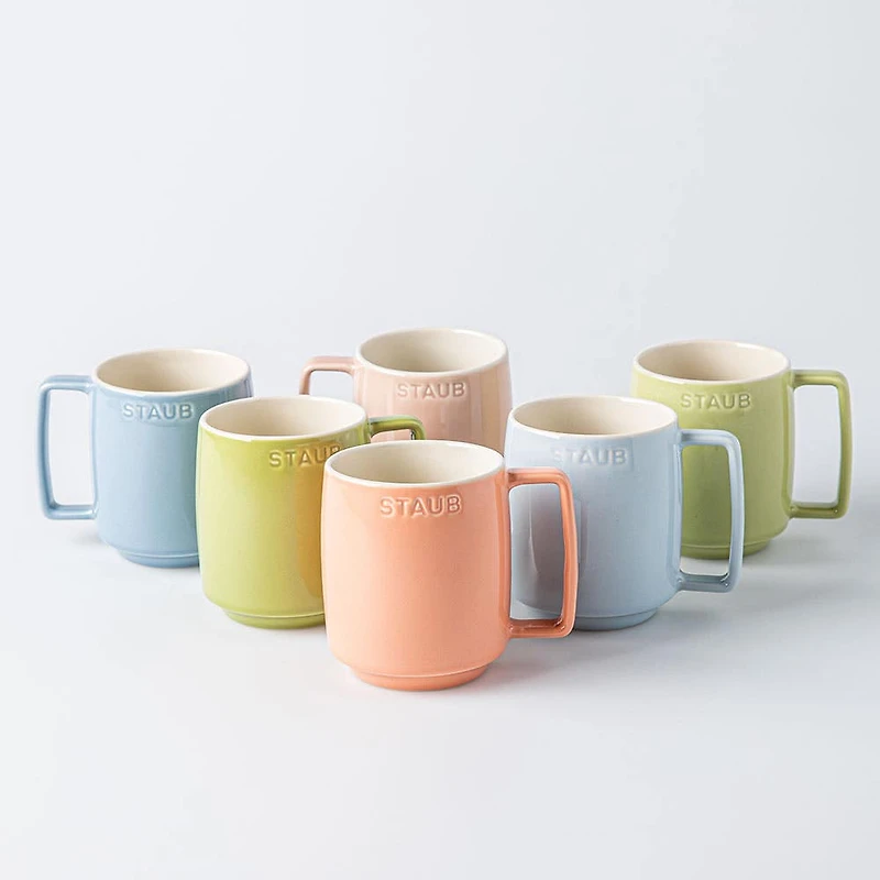 Staub MacAron Ceramic Mugs - Set of 6