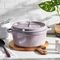 Staub France Cast Iron Round Cocotte 5L (Cherry Blossom)