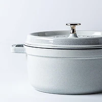 Staub France Cast Iron Round Cocotte (Truf Light Grey)