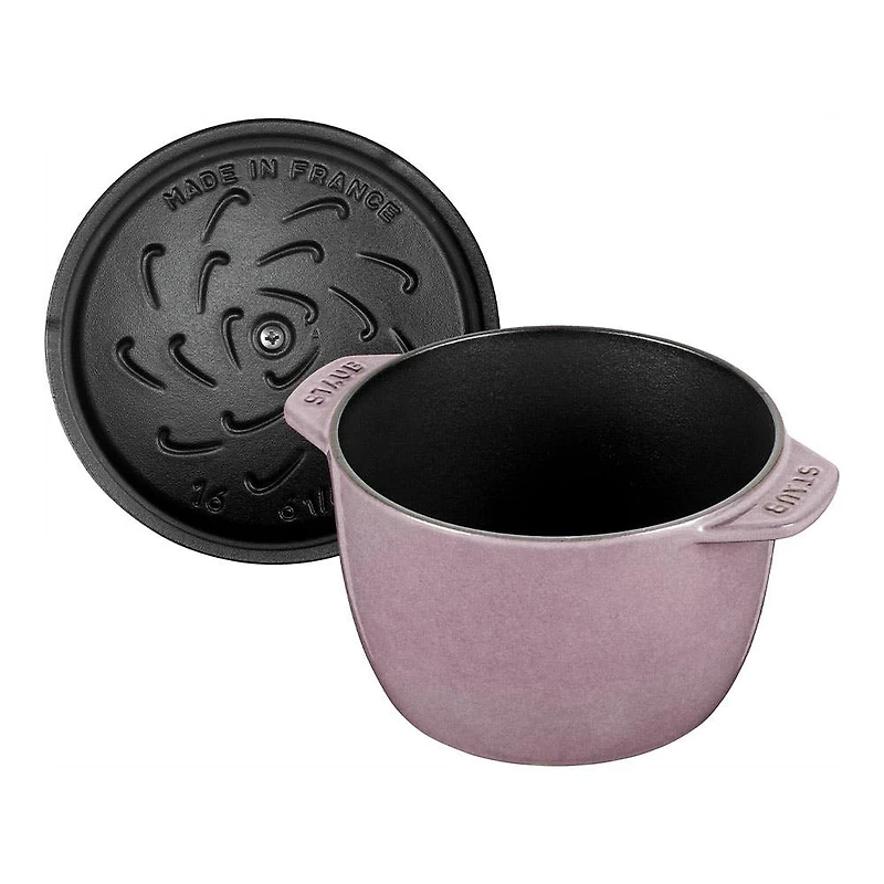 Staub France Cast Iron Rice Cocotte (Cherry Blossom)