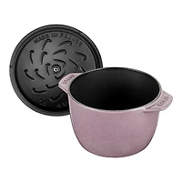 Staub France Cast Iron Rice Cocotte (Cherry Blossom)