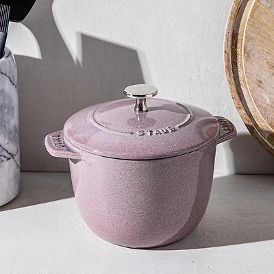 Staub France Cast Iron Rice Cocotte (Cherry Blossom)