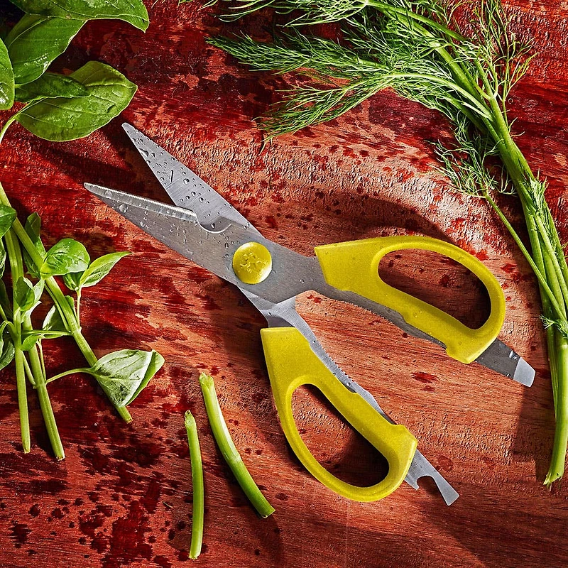 Henckels Kitchen Element Multi Purpose Scissor Stainless steel(Yellow)