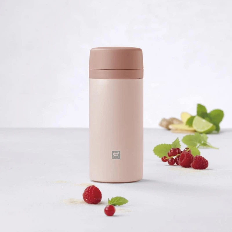 Zwilling Thermo Thermal Sport Bottle with Infuser (Pink)