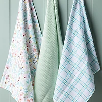 Harman Combo 'Floral Blossom' Cotton Kitchen Towel - Set of 3