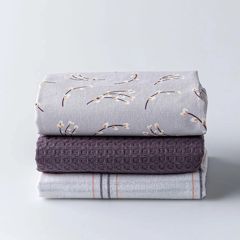 Harman Combo 'Willow' Cotton Kitchen Towel - Set of 3