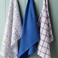 Harman Combo 'Summer Tile' Cotton Kitchen Towel - Set of 3