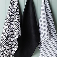 Harman Combo 'Deco Tile' Cotton Kitchen Towel - Set of 3