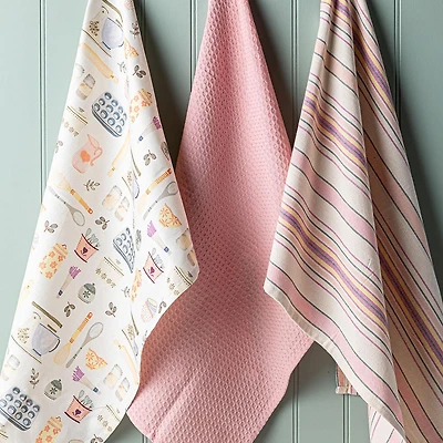 Harman Combo 'Vintage Baking' Cotton Kitchen Towel - Set of 3