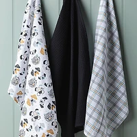 Harman Combo 'Pet Faces' Cotton Kitchen Towel - Set of 3