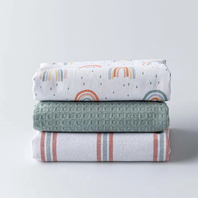 Harman Combo 'Rainbows' Cotton Kitchen Towel - Set of 3