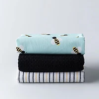 Harman Combo 'Bees' Cotton Kitchen Towel - Set of 3