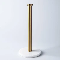 KSP Marbelle Upright Paper Towel Holder (Marble/Gold)