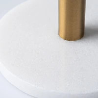 KSP Marbelle Upright Paper Towel Holder (Marble/Gold)