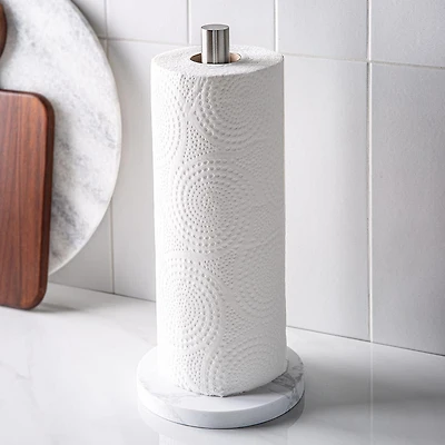 KSP Marbelle Upright Paper Towel Holder (Marble St/St)