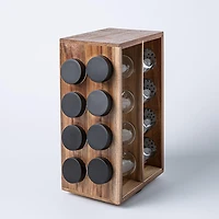 KSP Sienna Revolving Spice Rack - Set of 16 (Acacia)