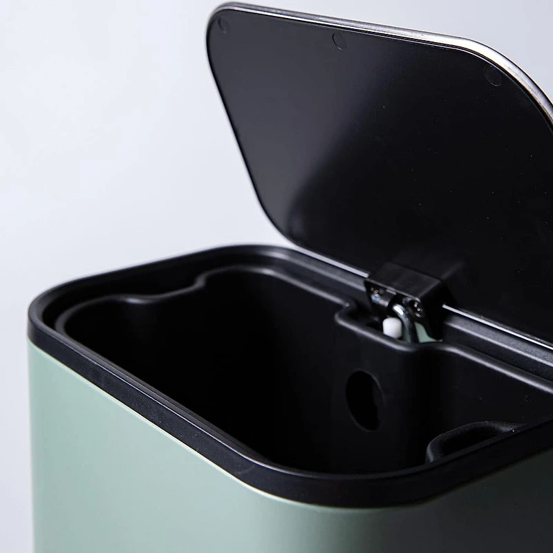 KSP Eclipse Soft-Close Waste Can - Matte Green (5L)