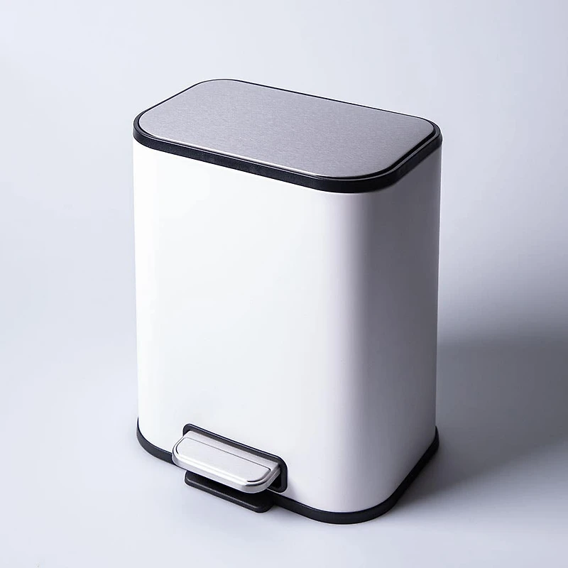 KSP Eclipse Soft-Close Waste Can Matte White - (5L)