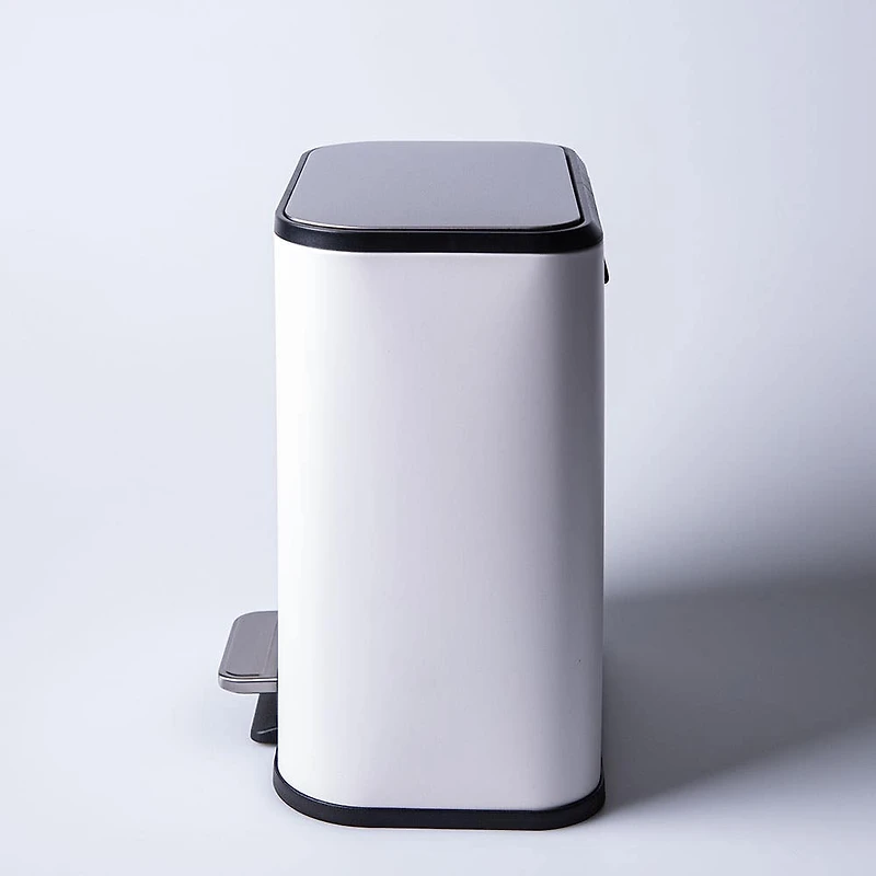 KSP Eclipse Soft-Close Waste Can Matte White - (5L)
