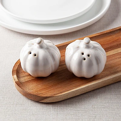 Bia Harvest 'Pumpkin' Salt & Pepper - Set of 2 (White)