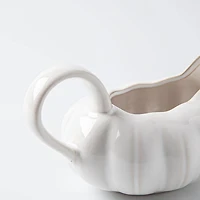 Bia Harvest 'Pumpkin' Gravy Boat (White)