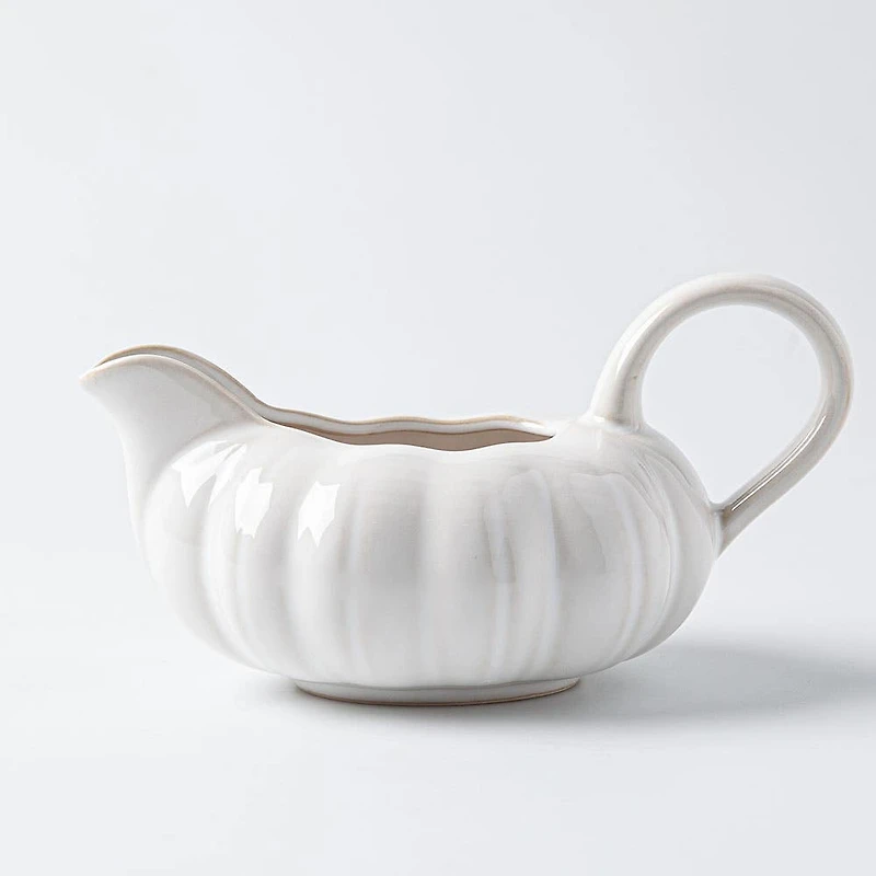 Bia Harvest 'Pumpkin' Gravy Boat (White)