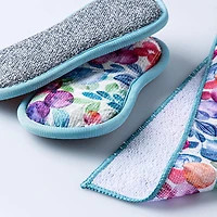 Harman Microfiber 'Stonefruit' Sponge & Cloth Combo Set of 4
