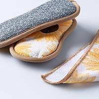 Harman Microfiber 'Sunflower' Sponge & Cloth Combo Set of 4
