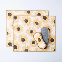 Harman Microfiber 'Sunflower' Sponge & Cloth Combo Set of 4