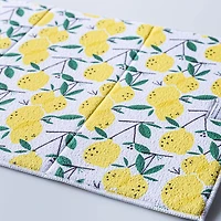 Harman Printed 'Lemon Tree' Microfibre Dish Drying Mat