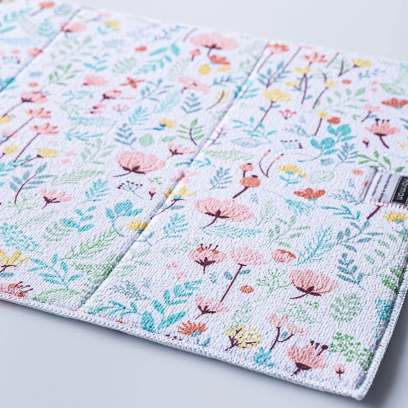 Harman Printed 'Floral Blossom' Microfibre Dish Drying Mat