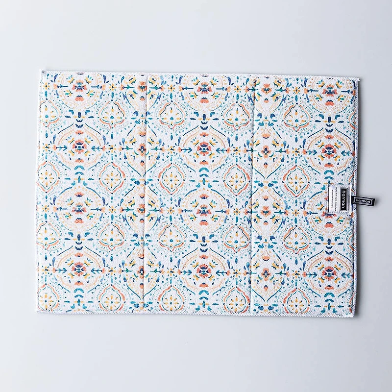 Harman Printed 'Summer Tile' Microfibre Dish Drying Mat