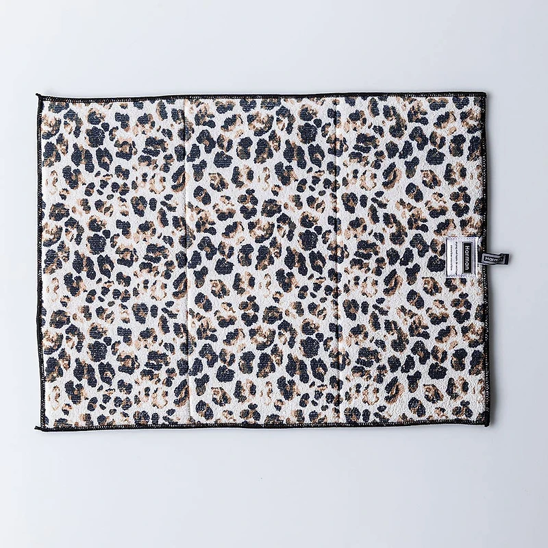 Harman Printed 'Leopard' Microfibre Dish Drying Mat