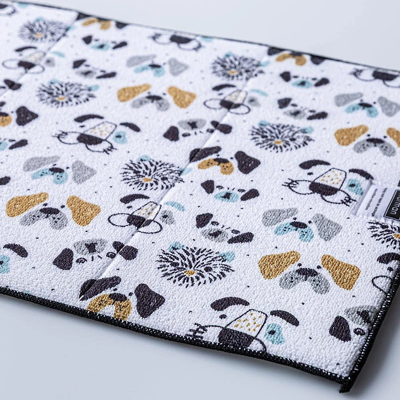 Harman Printed 'Pet Faces' Microfibre Dish Drying Mat