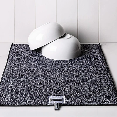 Harman Printed 'Dotted Tile' Microfibre Dish Drying Mat