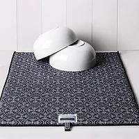 Harman Printed 'Dotted Tile' Microfibre Dish Drying Mat