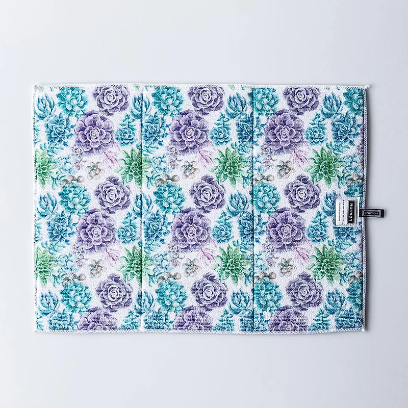 Harman Printed 'Succulent Garden' Microfibre Dish Drying Mat
