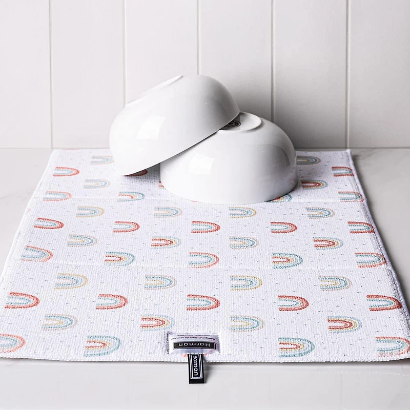 Harman Printed 'Rainbows' Microfibre Dish Drying Mat