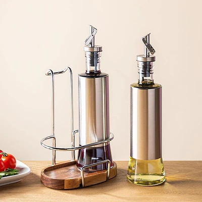 Keittiö Perfect Pour Glass Oil and Vinegar Bottle Combo - Set of 3
