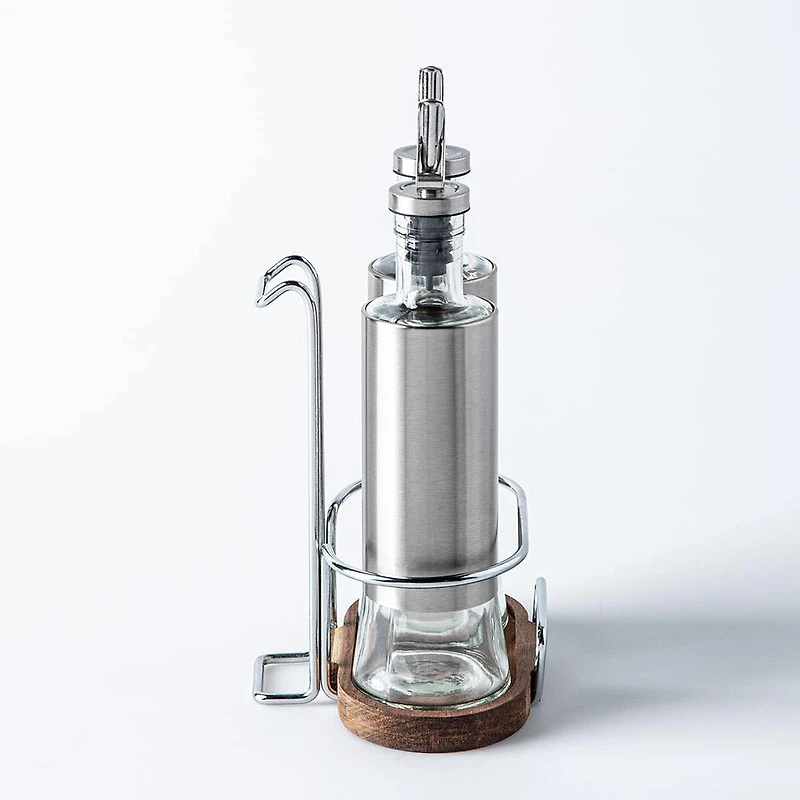 Keittio Perfect Pour Glass Oil and Vinegar Bottle Combo - Set of 3