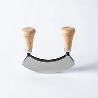 Keittiö Smooth Edge Dual Blade Mezzaluna (Stainless Steel)