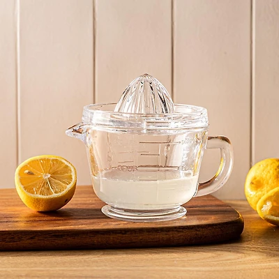 Keittiö Citrus Plus Glass Hand and Held Citrus Juicer (Clear)