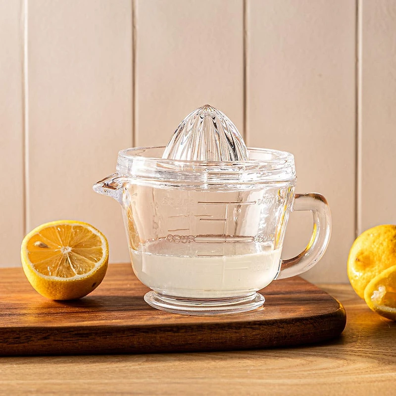 Keittiö Citrus Plus Glass Hand and Held Citrus Juicer (Clear)