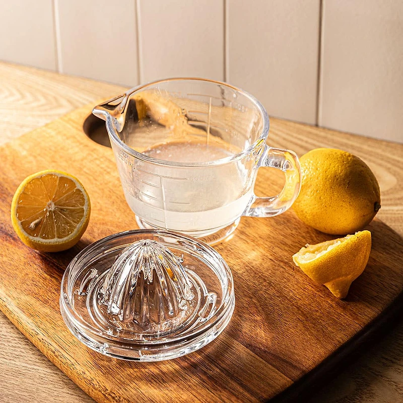 Keittiö Citrus Plus Glass Hand and Held Citrus Juicer (Clear)
