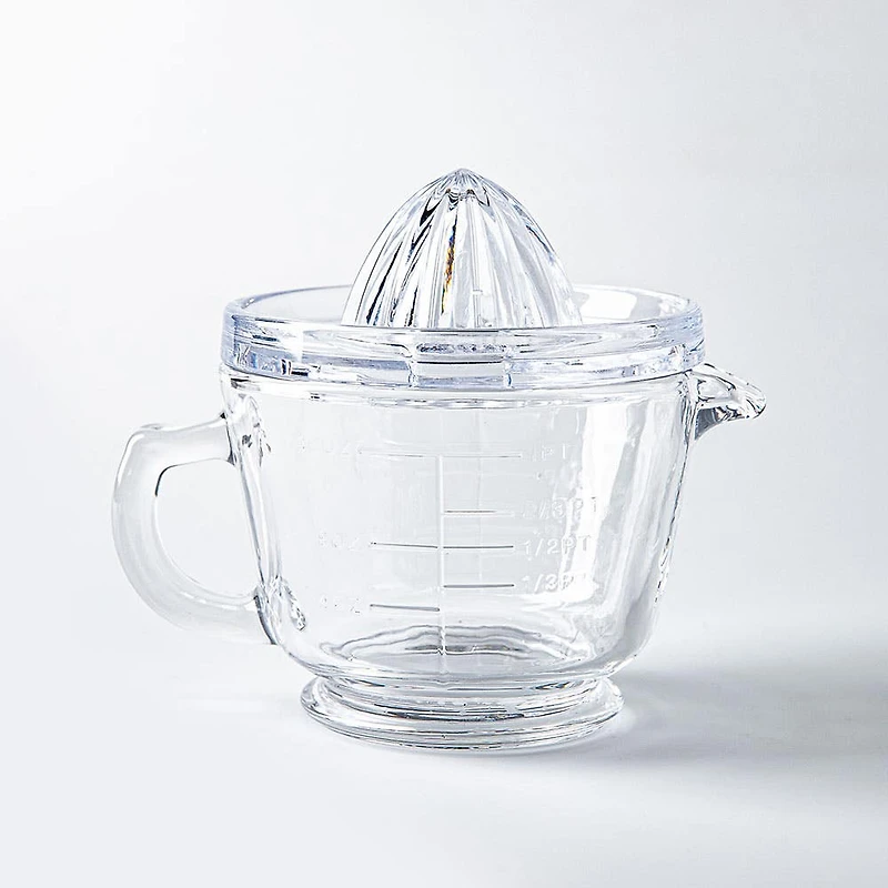 KSP Citrus Plus Glass Hand and Held Citrus Juicer (Clear)