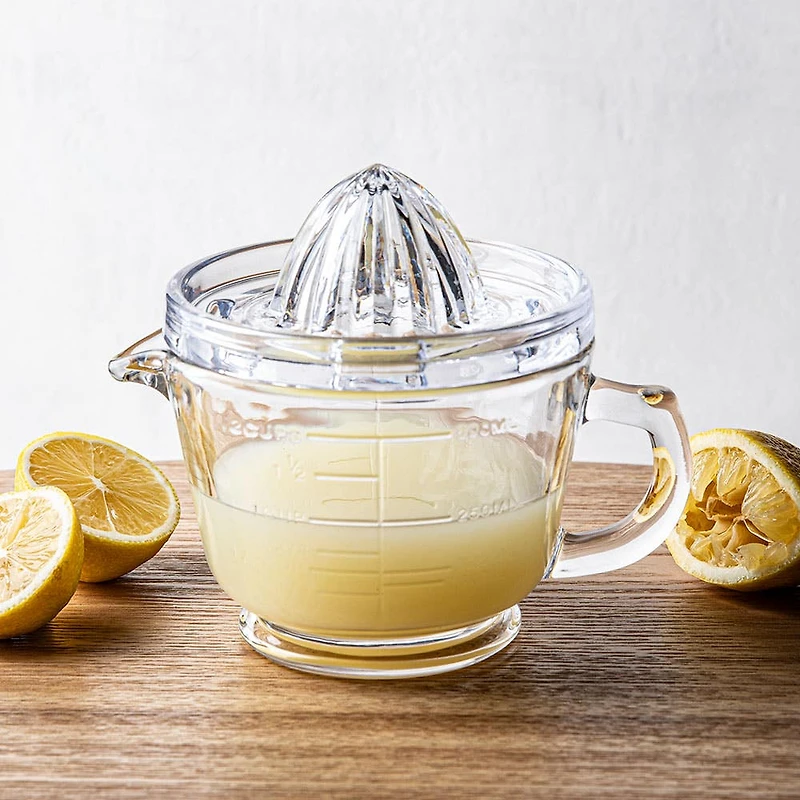KSP Citrus Plus Glass Hand and Held Citrus Juicer (Clear)