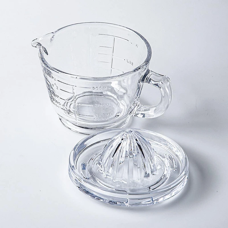 KSP Citrus Plus Glass Hand and Held Citrus Juicer (Clear)