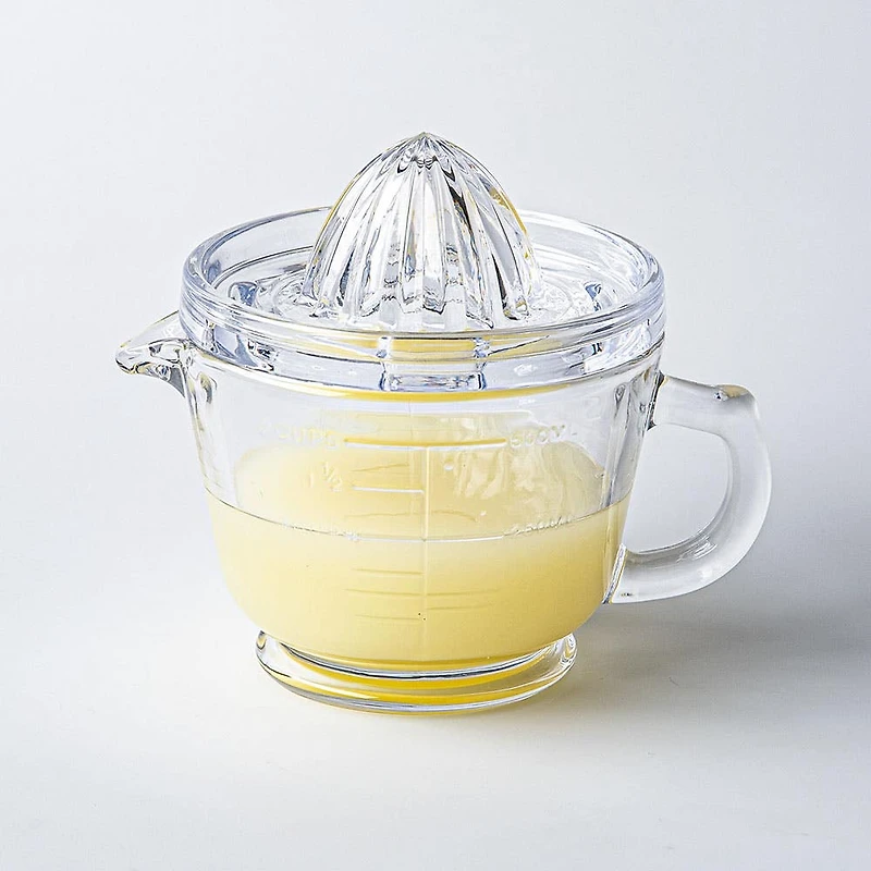KSP Citrus Plus Glass Hand and Held Citrus Juicer (Clear)